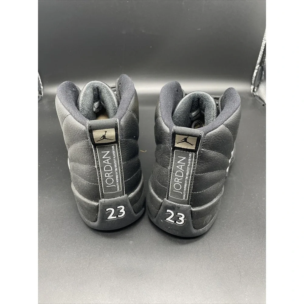 Air Jordan 12 Retro The Master Mens 130690-013‎ Black White Gold Shoes Size 8